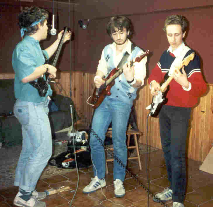 Gilles, moi, Manu, rock'n roll